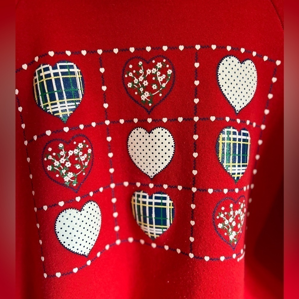 Cottagecore Vintage Holiday/Valentine Sweatshirt - Picture 10 of 14